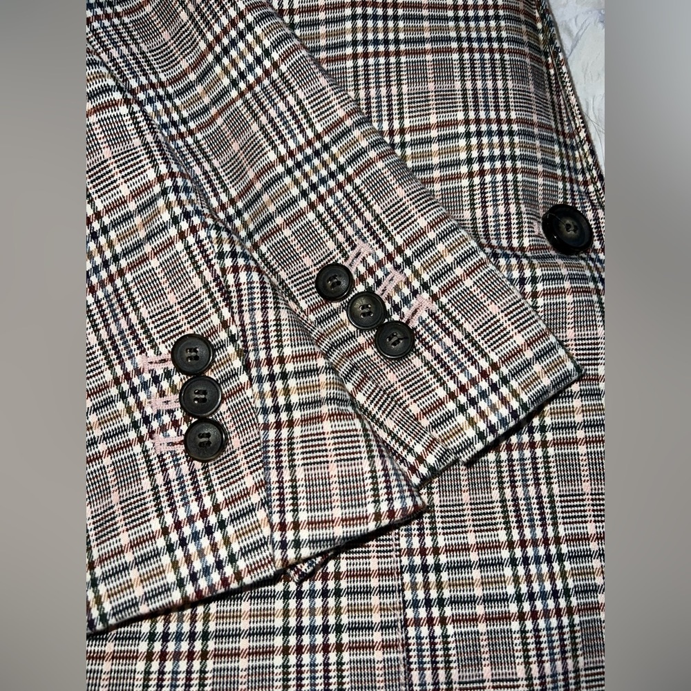 European patterned blazer